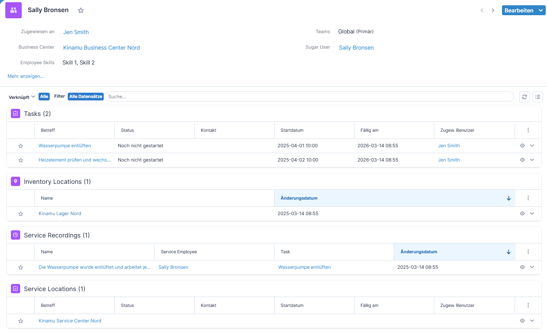KINAMU Field Service Management für SugarCRM