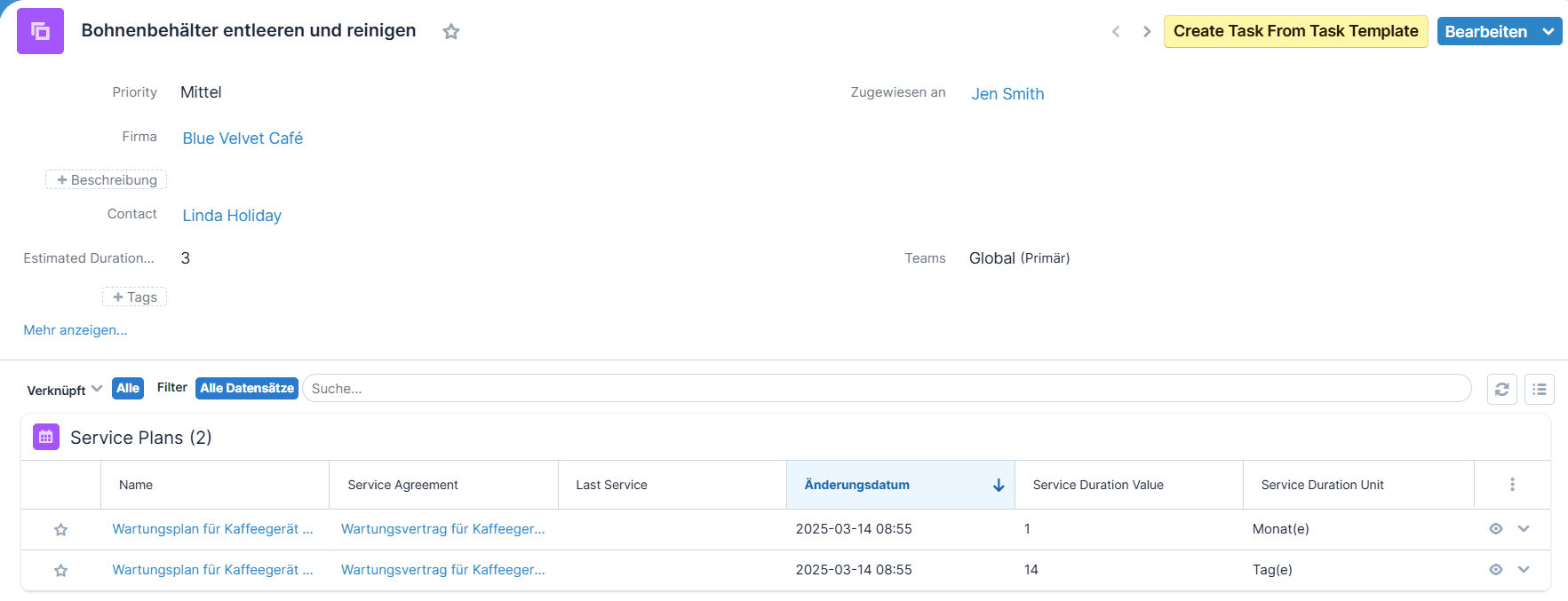 KINAMU Field Service Management für SugarCRM