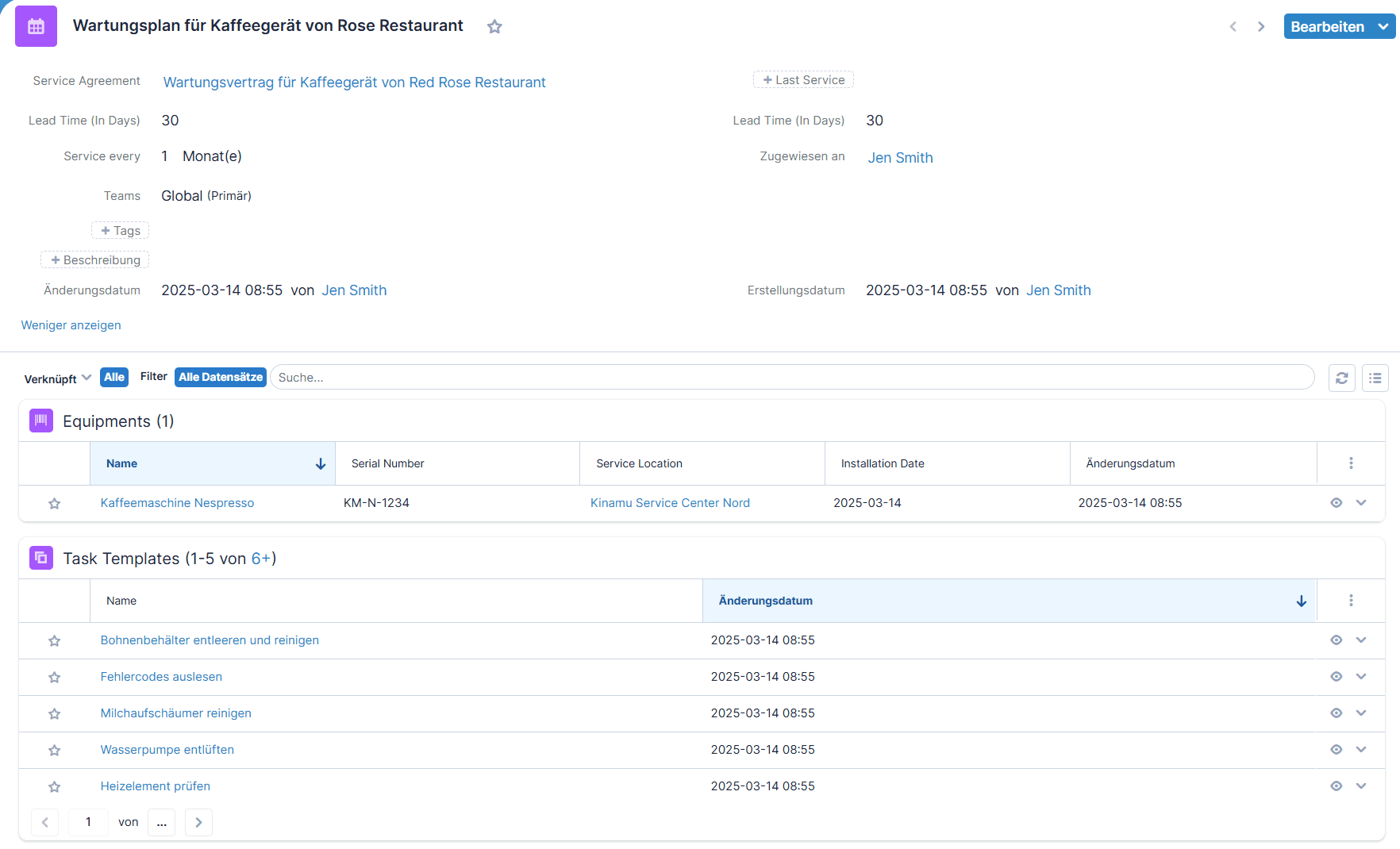 KINAMU Field Service Management für SugarCRM