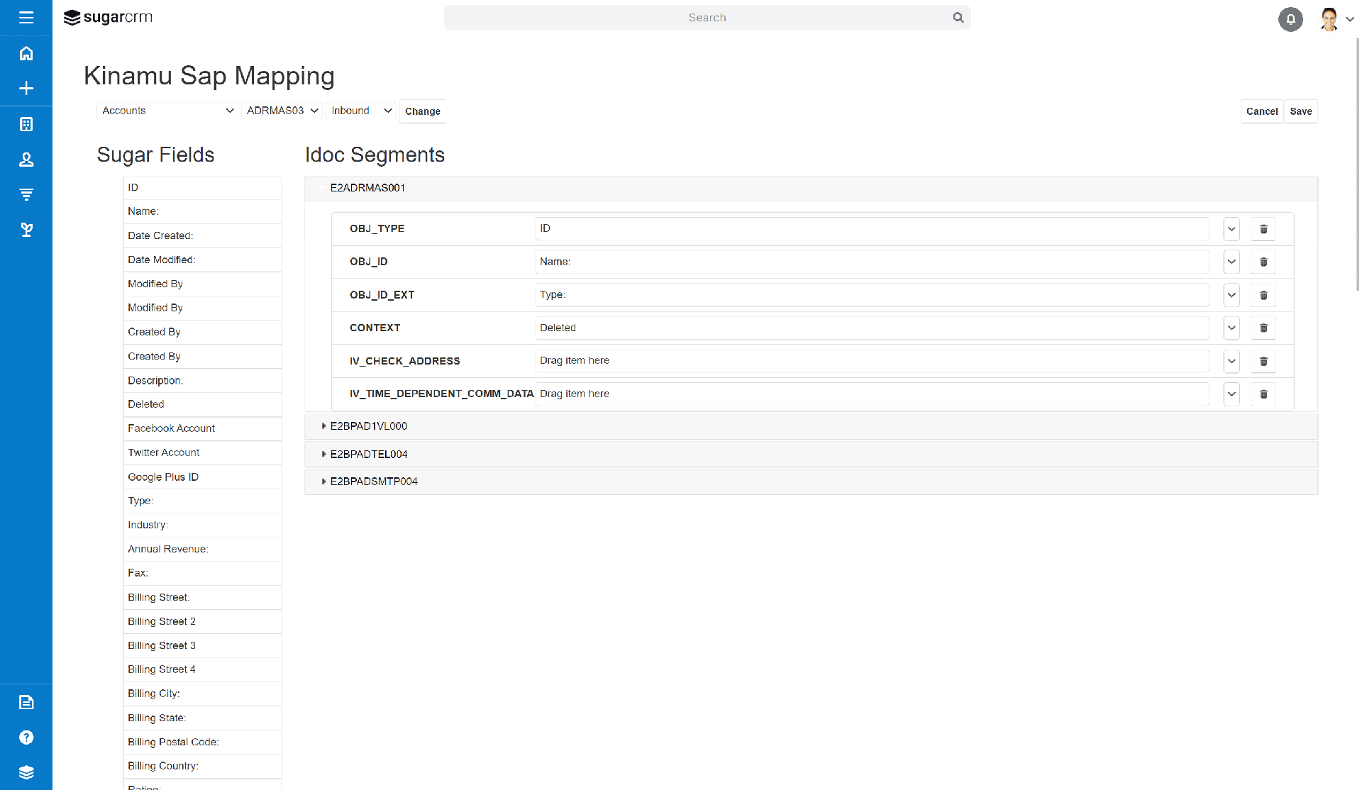 KINAMU SAP Connector für SugarCRM