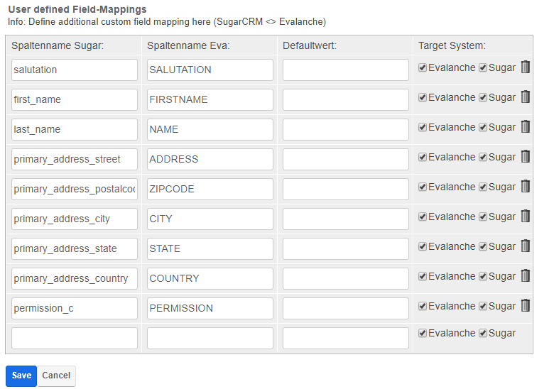 KINAMU Evalanche Connector für SugarCRM