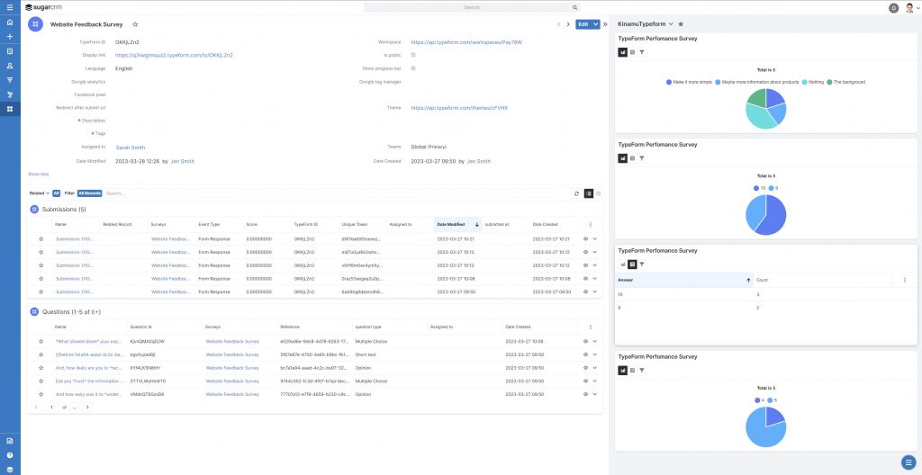 KINAMU Typeform Integration for Surveys – KINAMU Business Solutions GmbH